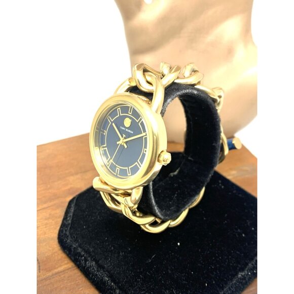 Tory Burch Women\'s Watch TBW7212 Ravello Quartz Blue Dial Gold Steel 32mm main image 5